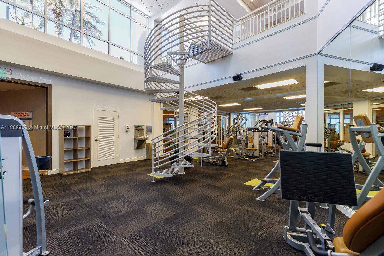 848 Brickell Key Drive, Unit 1602 Miami, FL 33131 - Photo 32 of 33 a view of a room with gym equipment