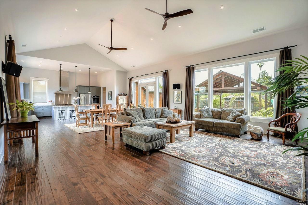 2254 Marsh Road Santa Rosa, CA 95403 - Photo 1 of 1 a living room with furniture and a large window