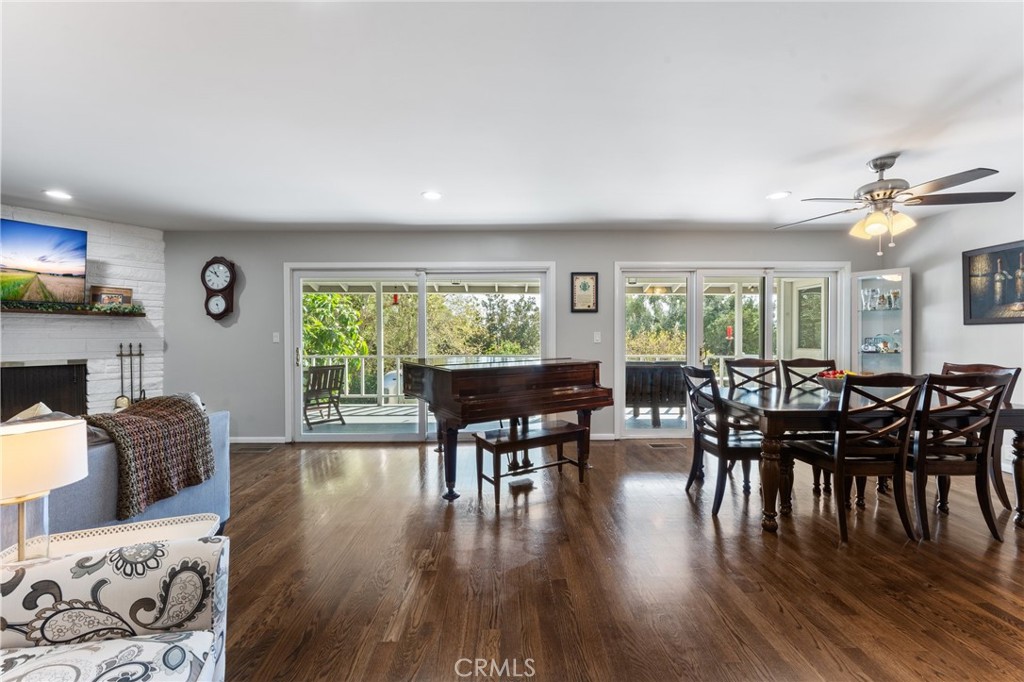 4380 Miramonte Place Riverside, CA 92501 - Photo 7 of 73 a view of a dining room with furniture window and wooden floor