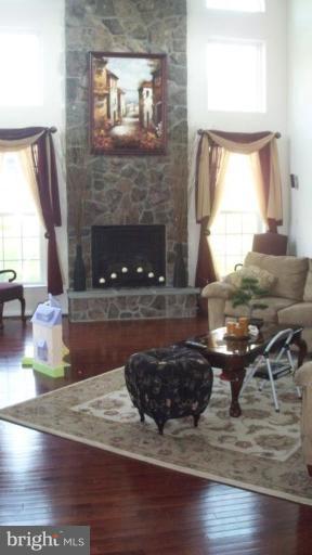 2 story fireplace