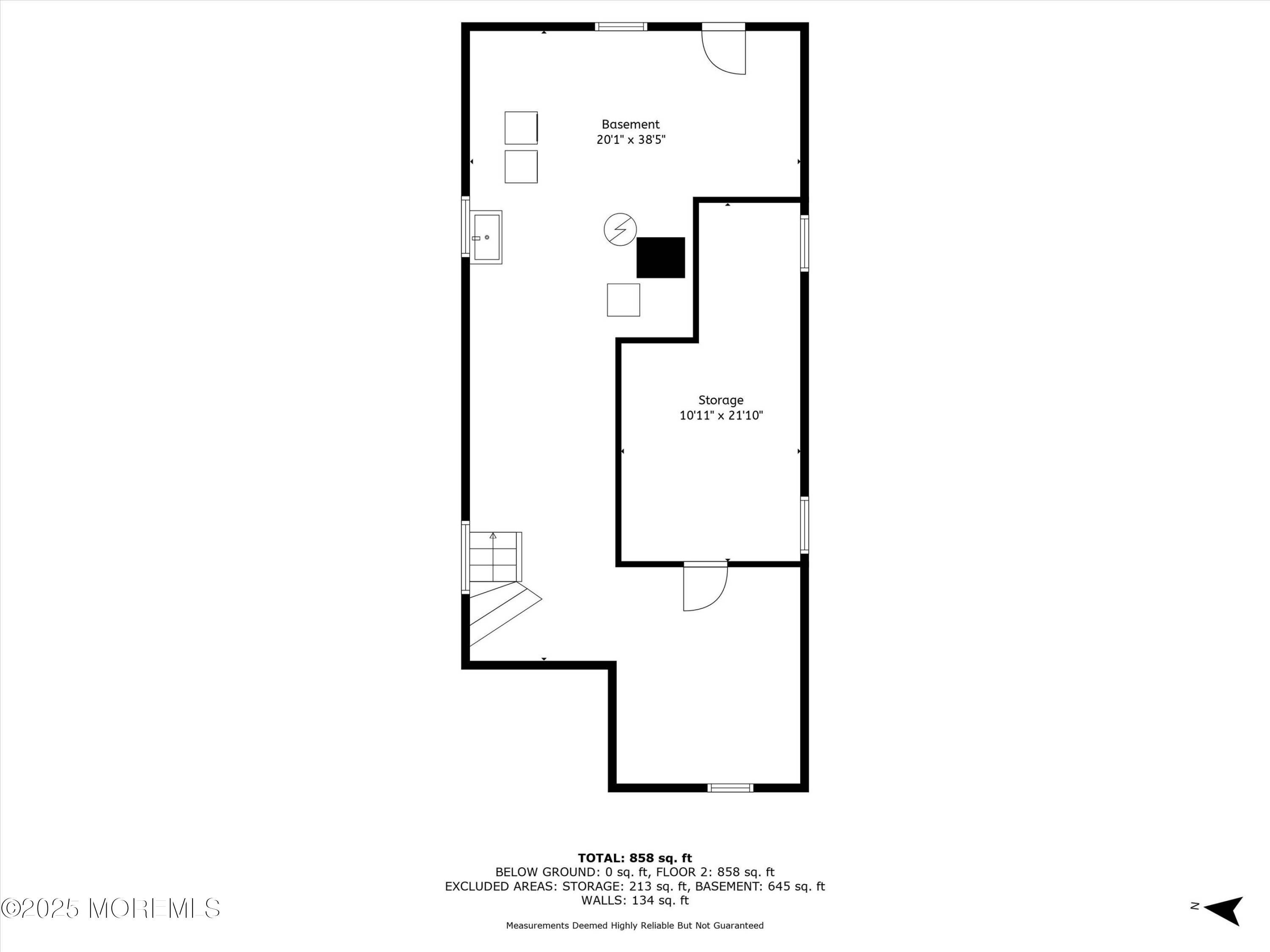 56 Ford Avenue, Unit 2 Fords, NJ 08863 - Photo 21 of 22 a picture of a floor plan