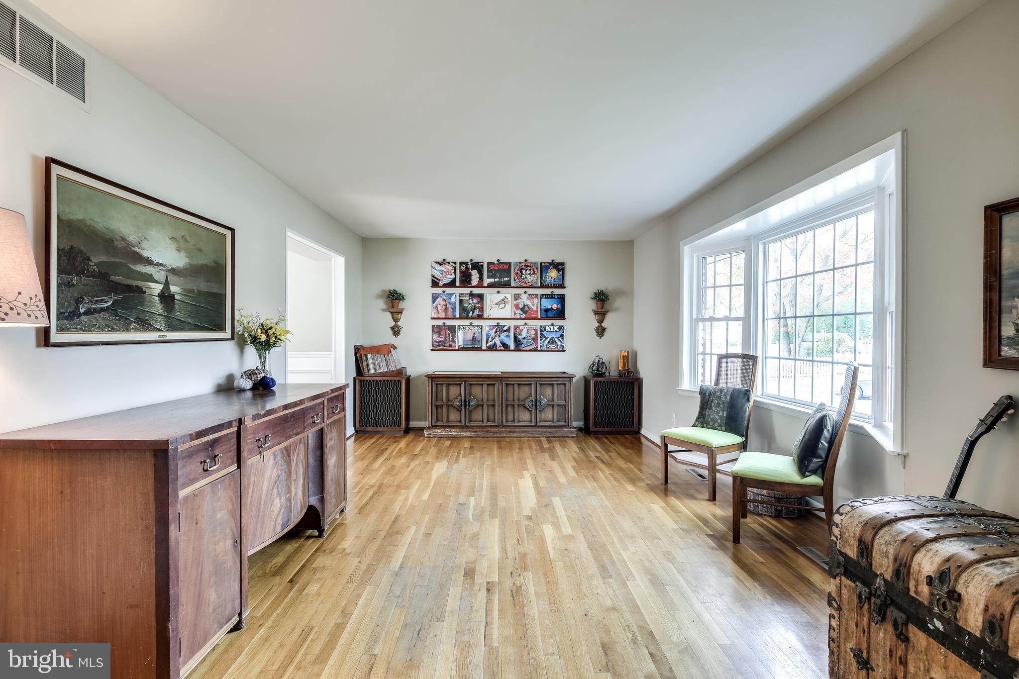 773 Stevenson Road Severn, MD 21144 - Photo 5 of 34 Large living room with gleaming hardwood floors