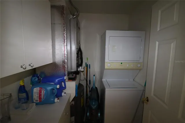 a view of water heater room