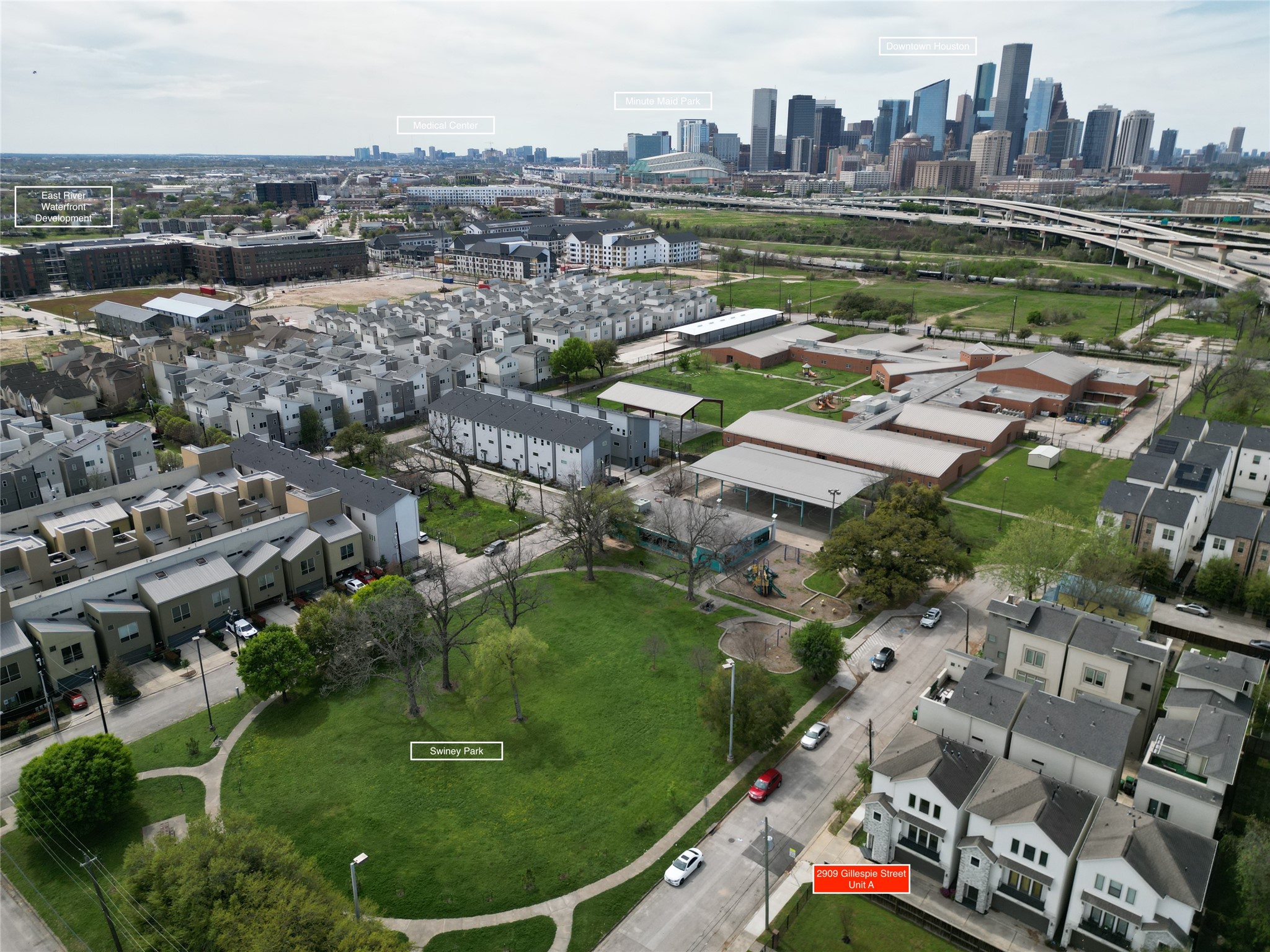 2909 Gillespie Street, Unit A Houston, TX 77020 - Photo 32 of 32 Close to Everything there is to do in Houston! Come tour today!