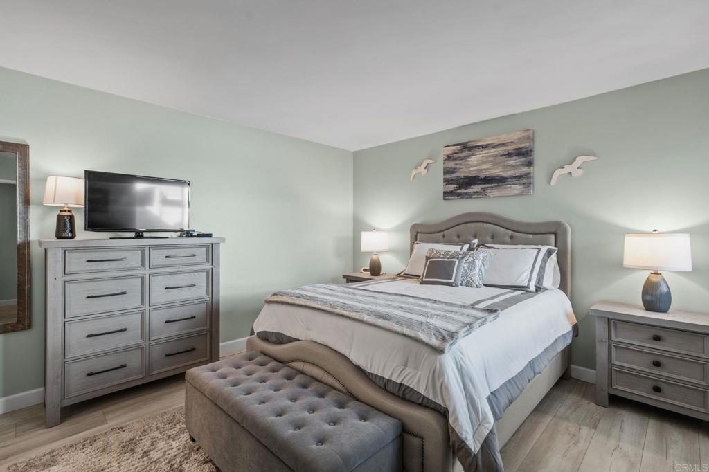 3757 Dearborn Street Oceanside, CA 92057 - Photo 21 of 33 a bedroom with a bed and a television