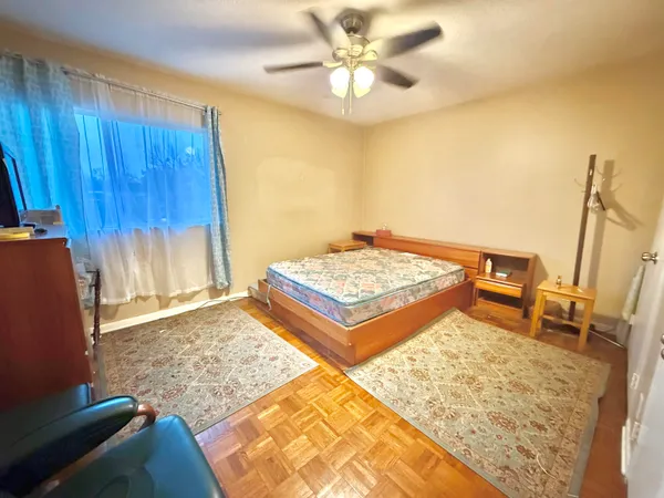 a living room with a couch and a table