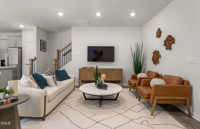 a view of a street in front of the house