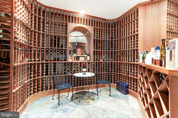 a view of a yard with snow on the road