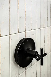 a close view of a dryer and washer