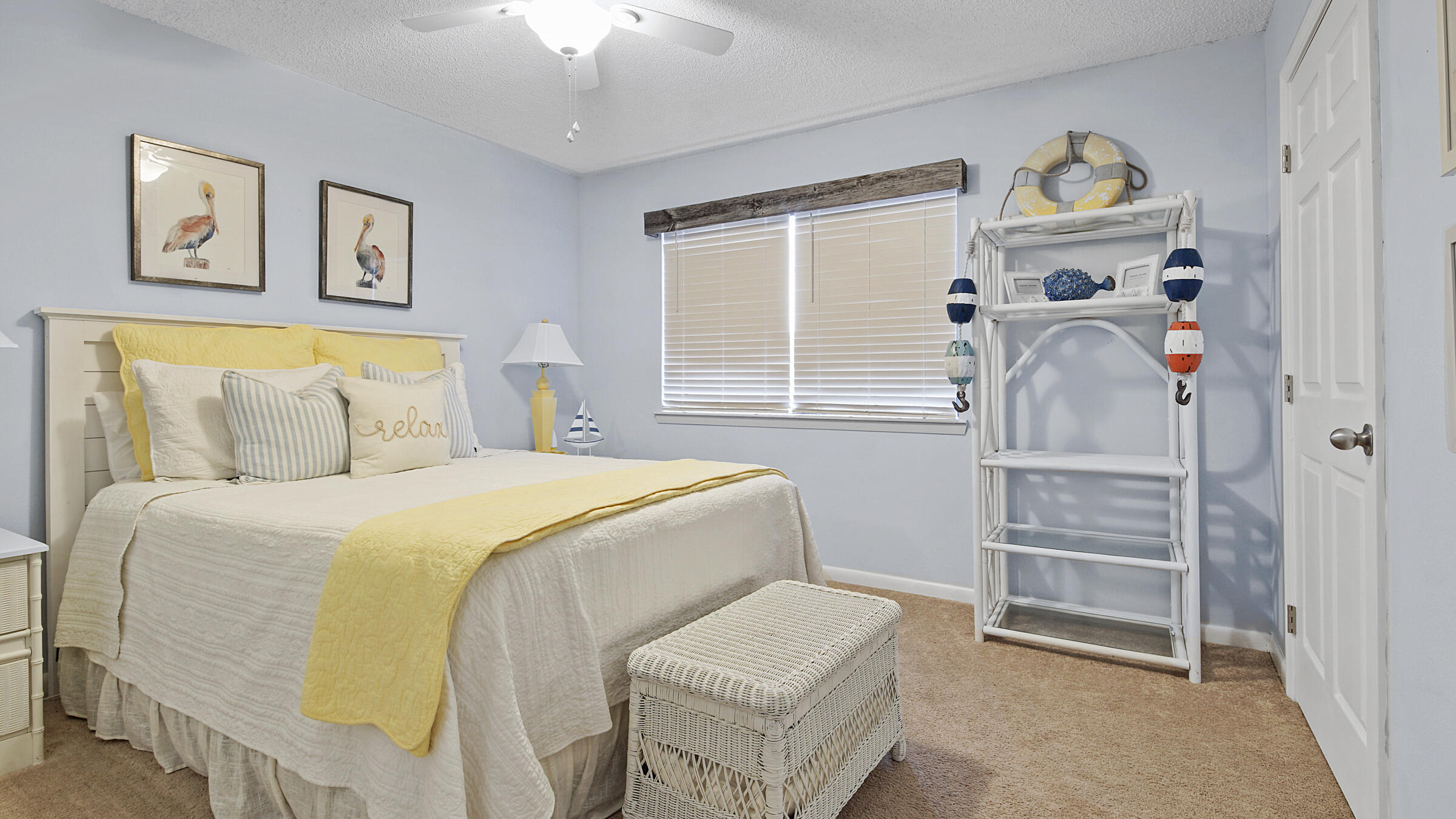 17620 Front Beach Road, Unit 2SC Panama City Beach, FL 32413 - Photo 17 of 20 a bedroom with a bed and furniture