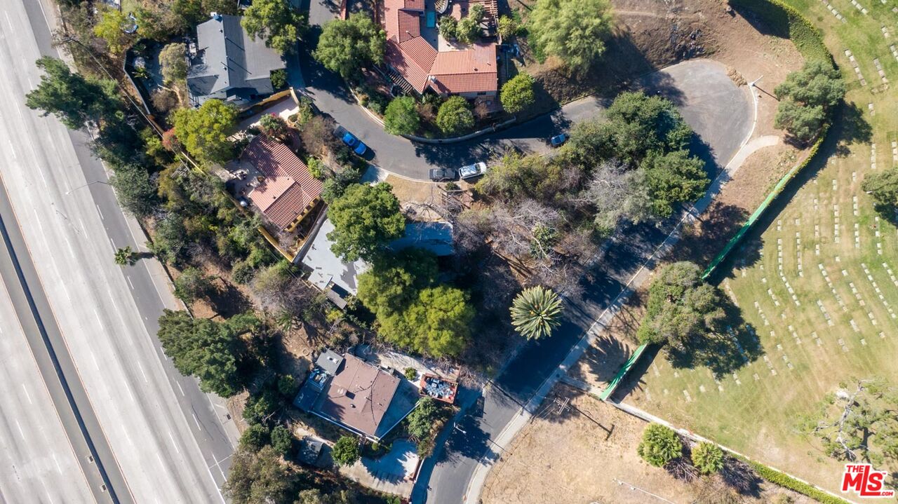 3936 Roderick Road Los Angeles, CA 90065 - Photo 3 of 36 an aerial view of residential house with outdoor space and trees all around