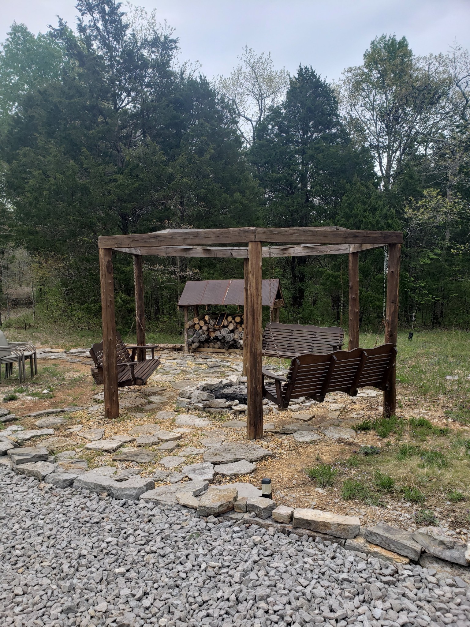 3658 Mahaley Road Chapel Hill, TN 37034 - Photo 9 of 18 a view of a patio with a table chairs and a patio