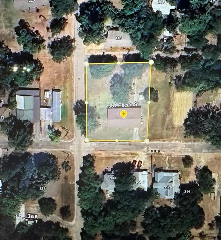 a view of outdoor space with garden