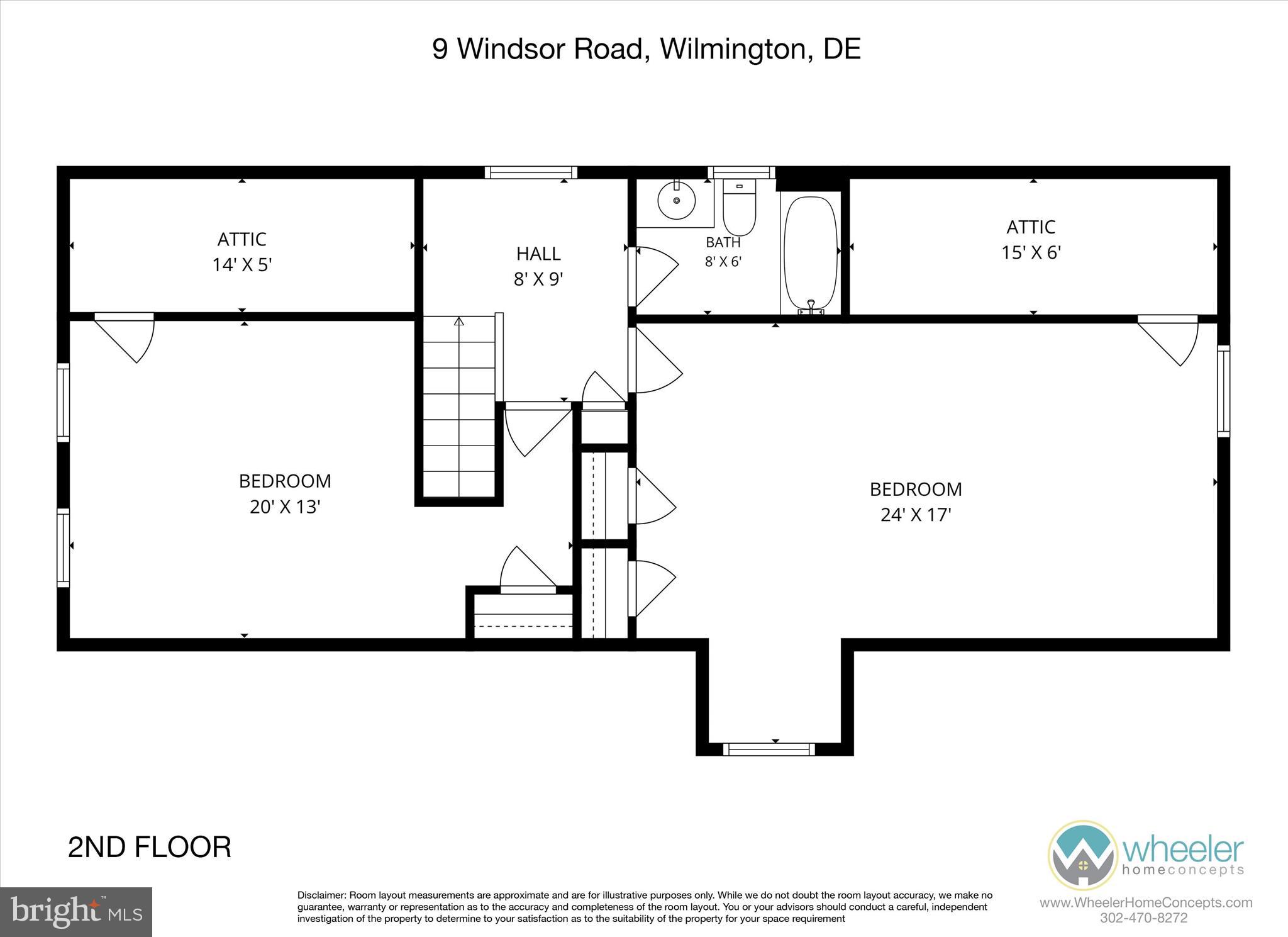 9 Windsor Road Wilmington, DE 19809 - Photo 3 of 41 2nd Floor