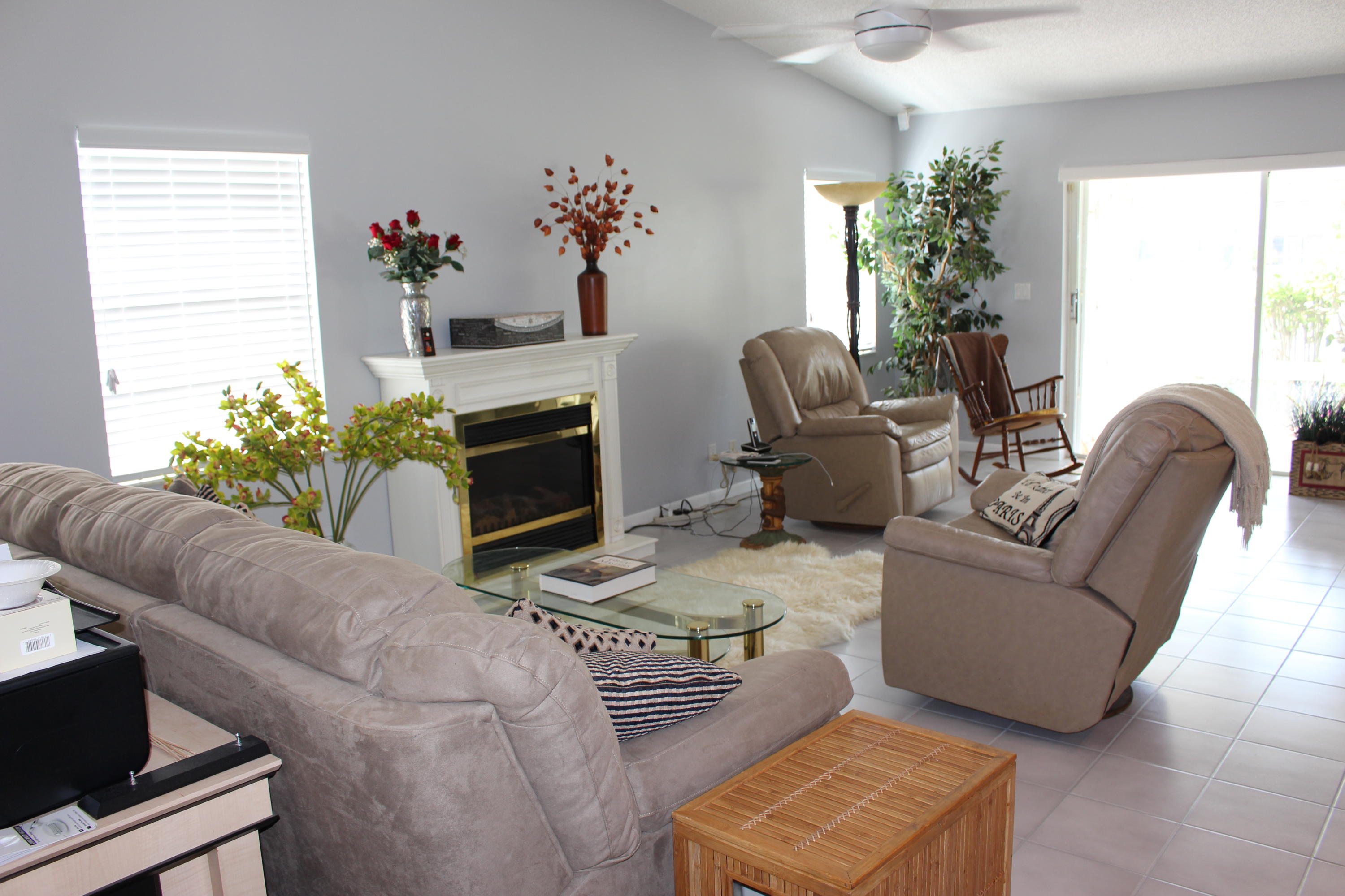 10012 Country Brook Road Boca Raton, FL 33428 - Photo 9 of 25 a living room with furniture and a potted plant