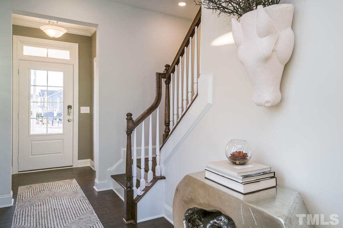 2201 Goudy Drive Raleigh, NC 27615 - Photo 5 of 24 a view of entryway and workspace