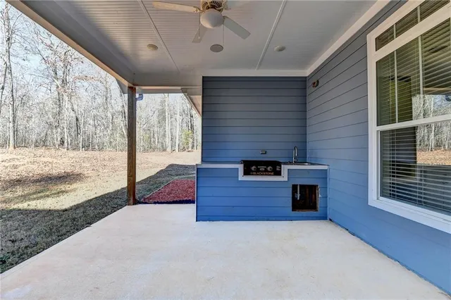 a view of outdoor space and yard