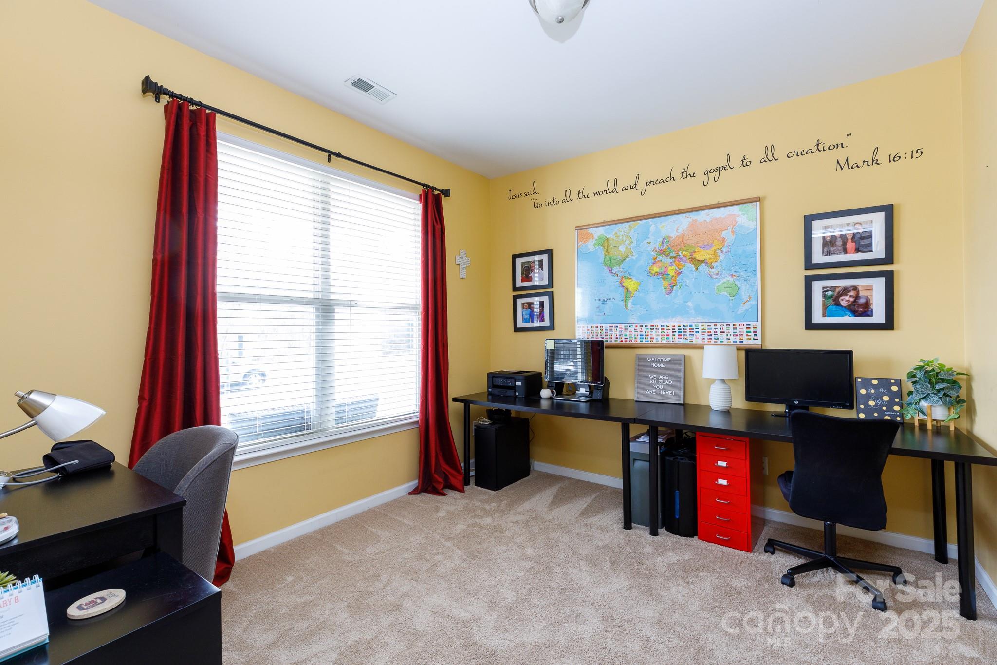 722 Chelton Lane Fort Mill, SC 29715 - Photo 10 of 19 a view of a workspace with furniture and a window