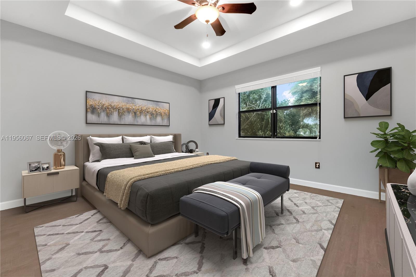 3401 Southeast 5th Street Homestead, FL 33033 - Photo 12 of 32 a bedroom with bed and a window