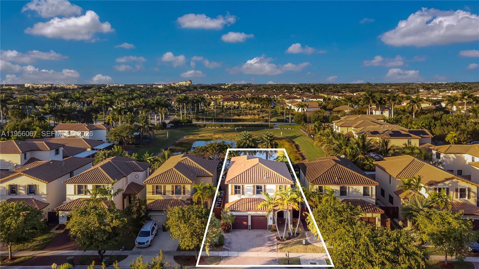3401 Southeast 5th Street Homestead, FL 33033 - Photo 26 of 32 an aerial view of residential houses with outdoor space