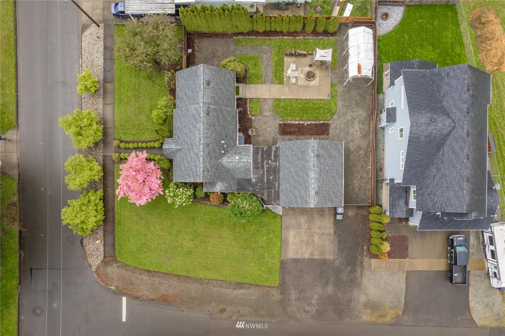 437 State Street Sumner, WA 98390 - Photo 16 of 25 an aerial view of a house with outdoor space