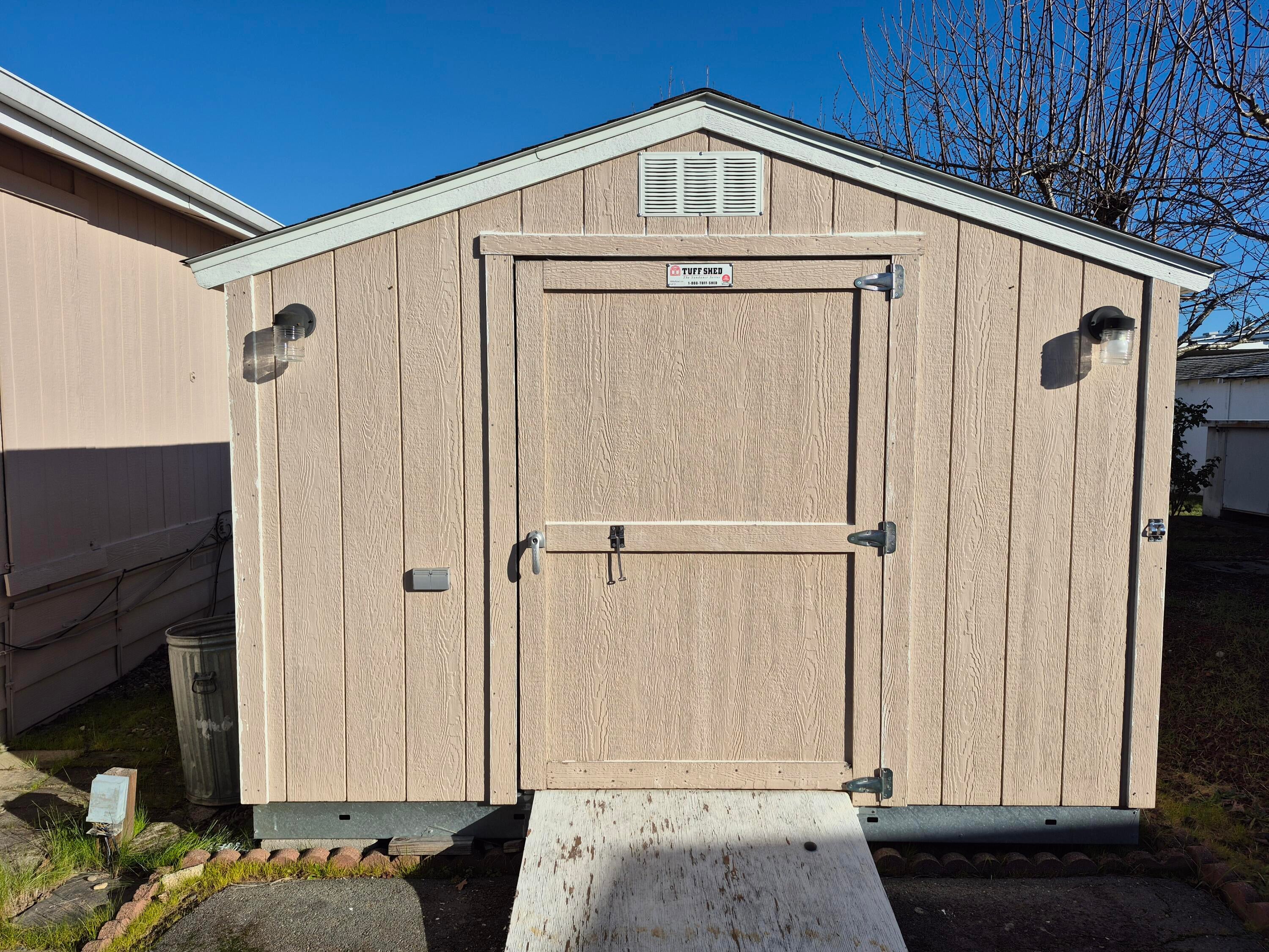 5076 Leonard Road, Unit 111 Grants Pass, OR 97527 - Photo 27 of 37 Large Tuff Shed with ramp, shelving and tool storage