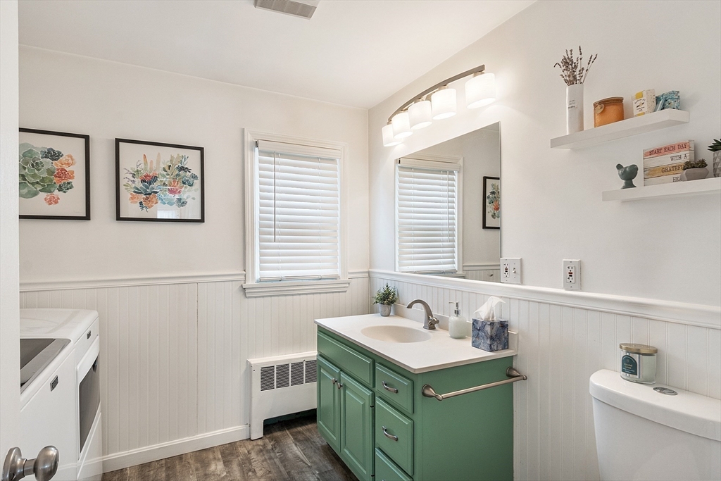 24 Washington Avenue Ashland, MA 01721 - Photo 11 of 30 a view of a bathroom with a sink and a window