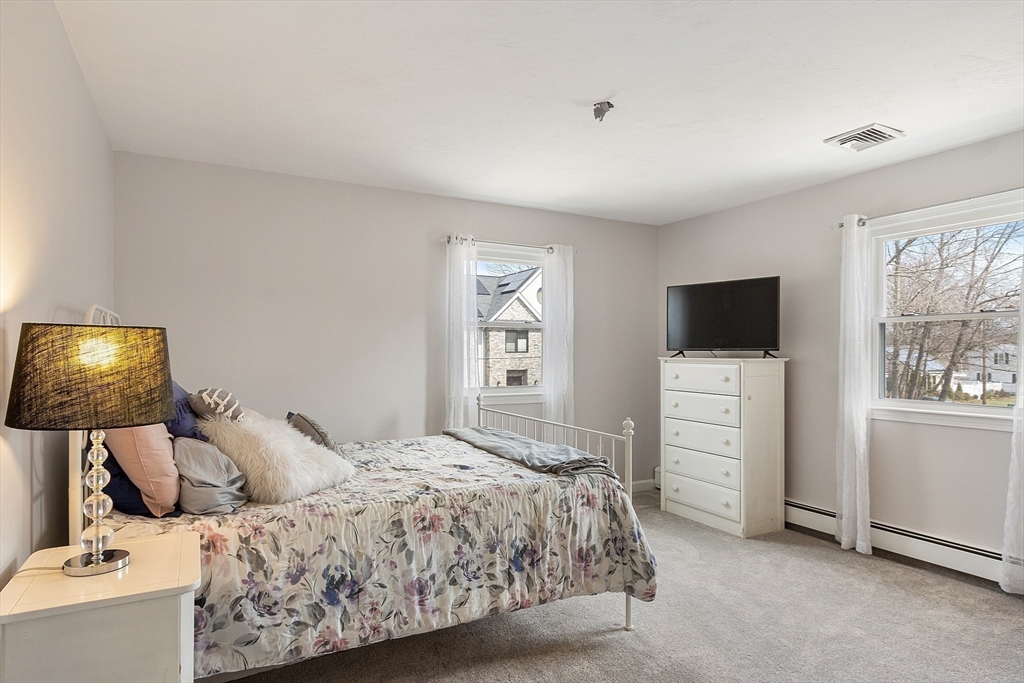 24 Washington Avenue Ashland, MA 01721 - Photo 19 of 30 a bedroom with a bed and flat tv screen on the dresser