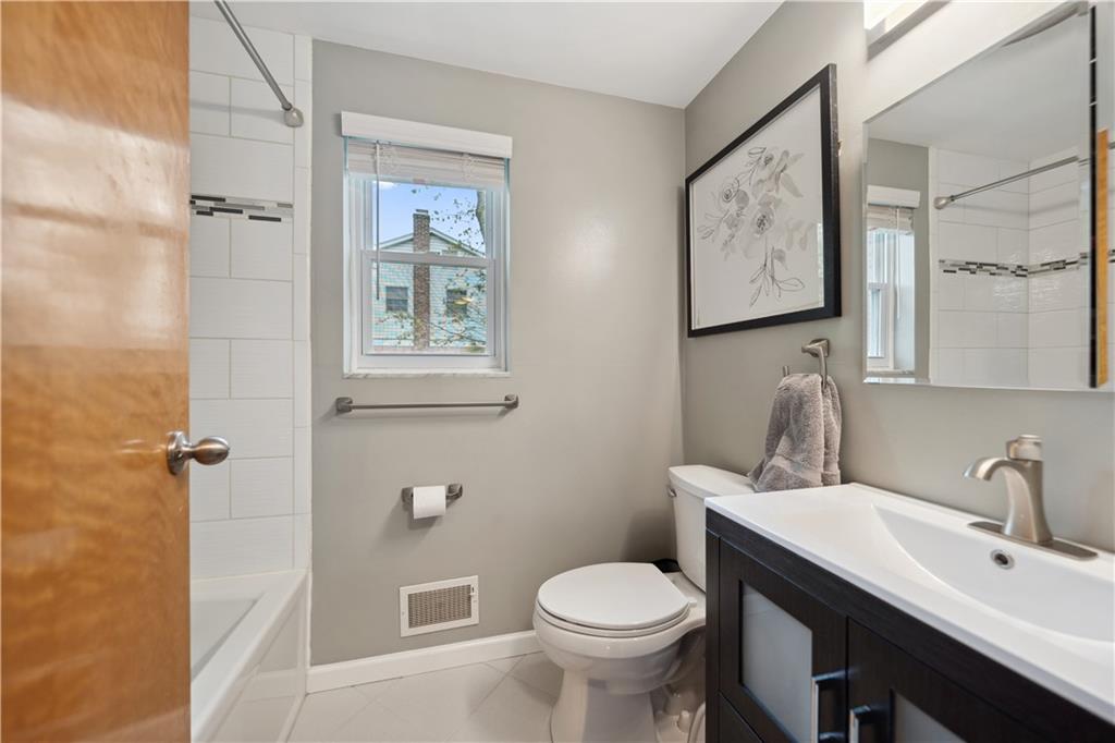 2 Lear Drive Pittsburgh, PA 15235 - Photo 32 of 43 a bathroom with a toilet sink and mirror