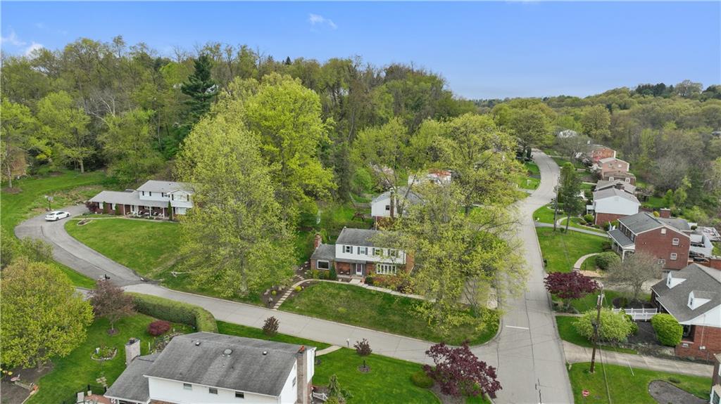 2 Lear Drive Pittsburgh, PA 15235 - Photo 40 of 43 a view of a garden with a building in the background