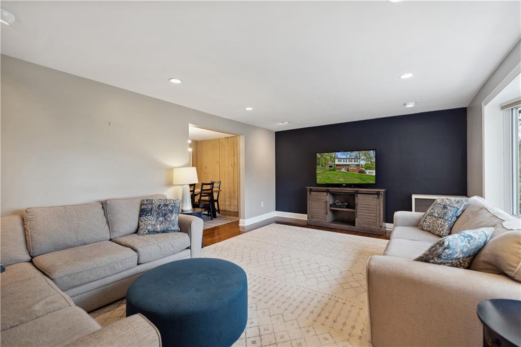 2 Lear Drive Pittsburgh, PA 15235 - Photo 6 of 43 a living room with furniture and a flat screen tv
