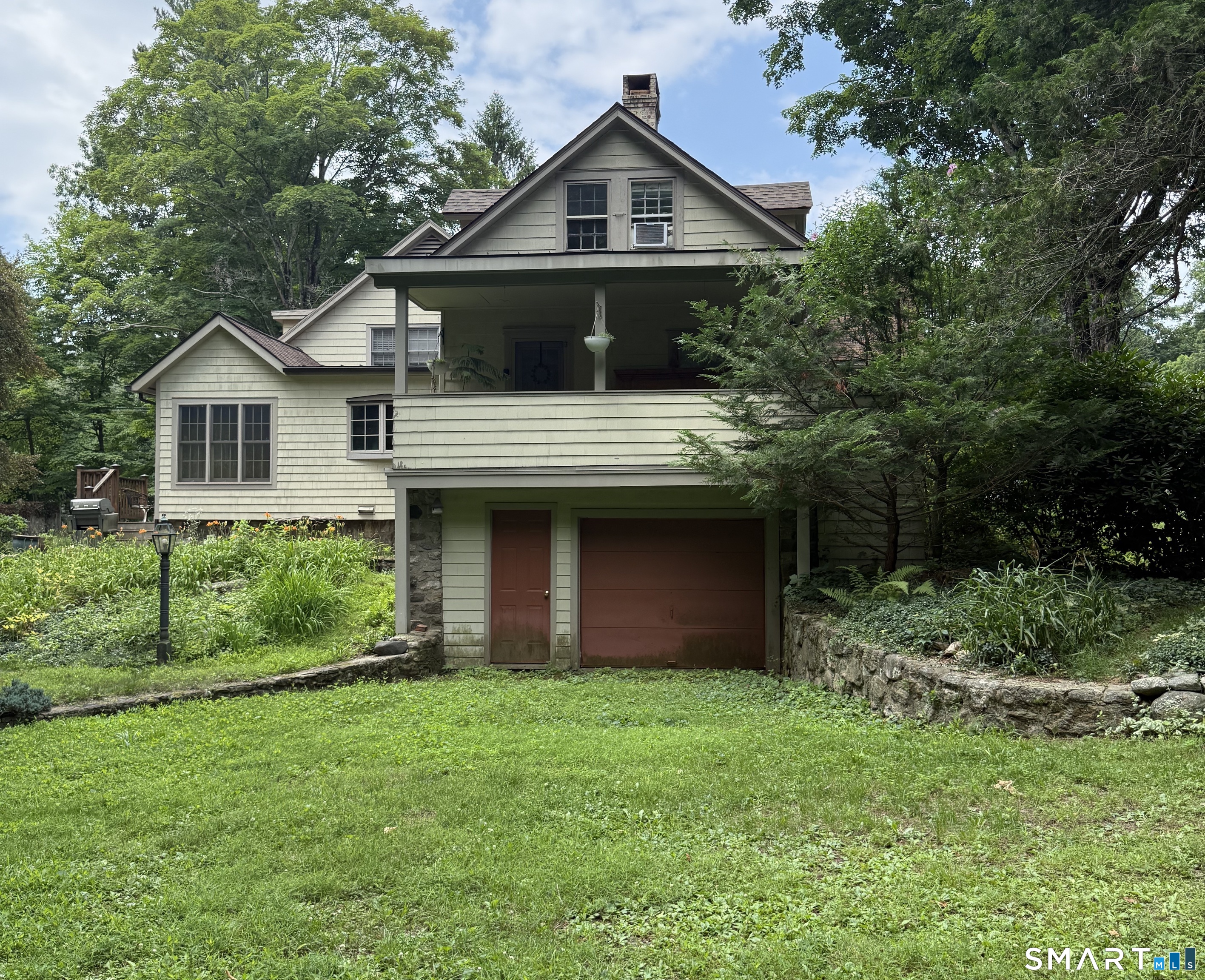 252 West Norwalk Road Norwalk, CT 06850 - Photo 21 of 23 View of the house/back porch from the yard