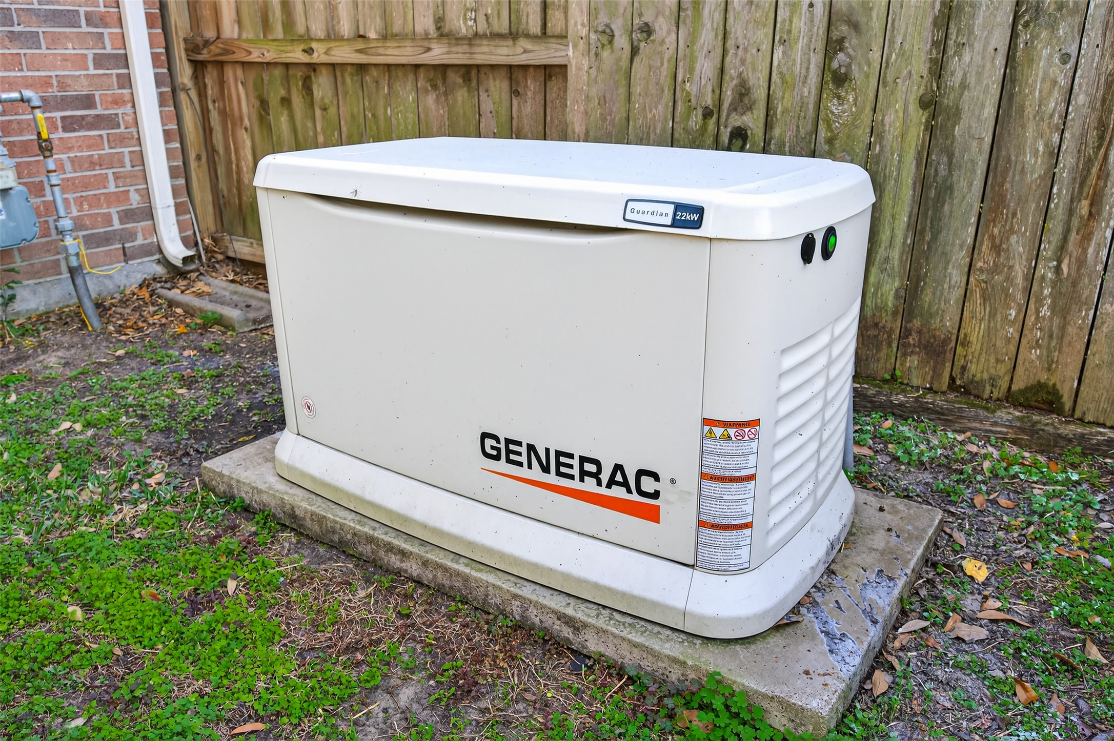 27 Sovereign Way Conroe, TX 77384 - Photo 38 of 49 Generac 22kW standby generator installed 2023