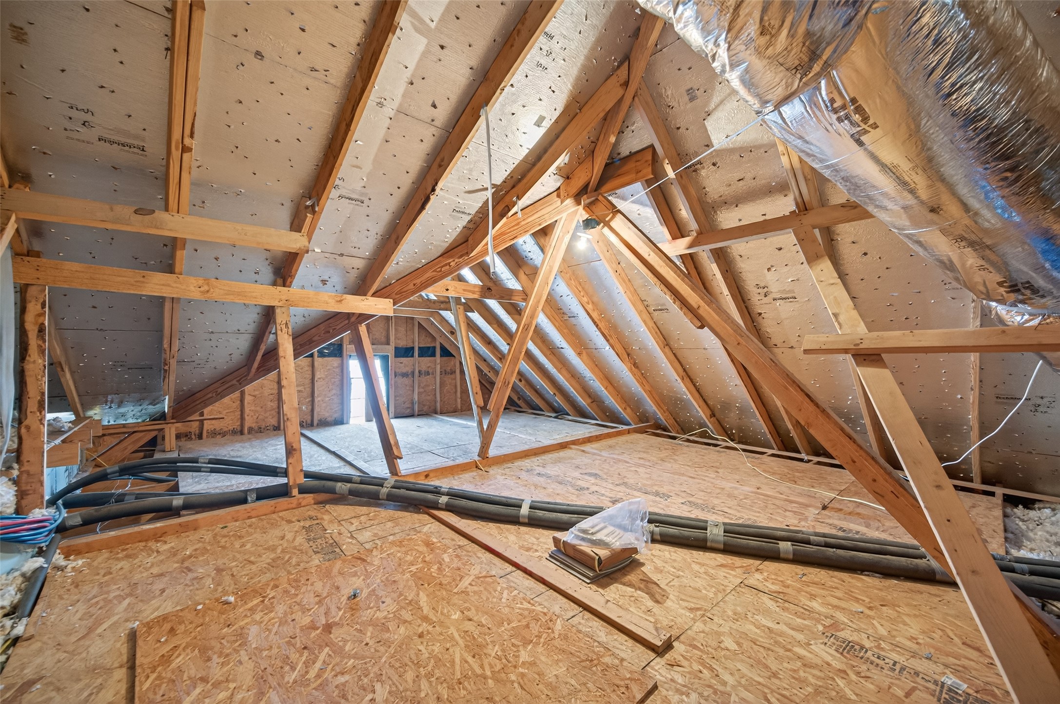 27 Sovereign Way Conroe, TX 77384 - Photo 40 of 49 Large fully decked walk in Attic