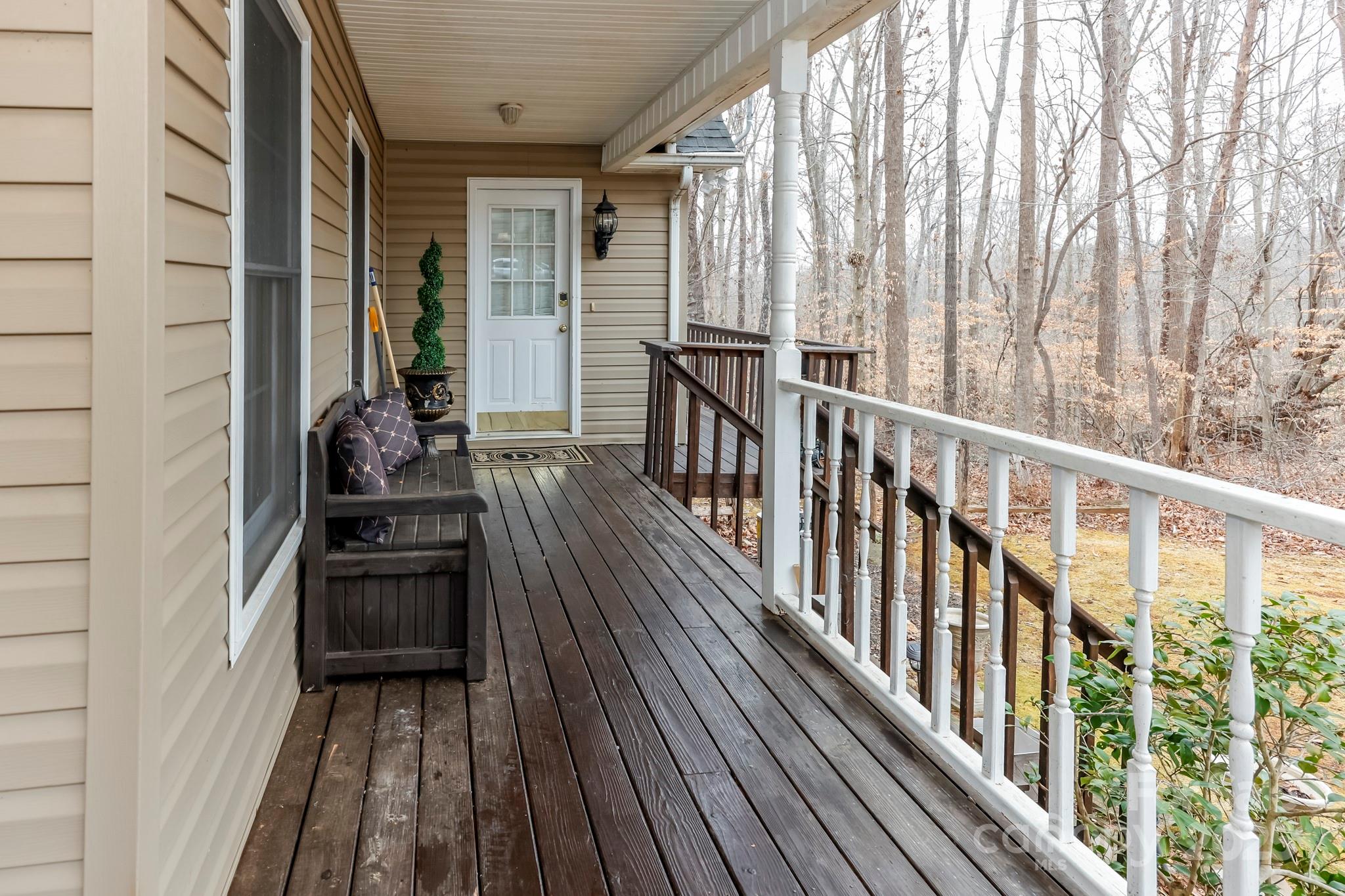 173 Sherry Street Rutherfordton, NC 28139 - Photo 7 of 33 a view of a balcony with wooden floor