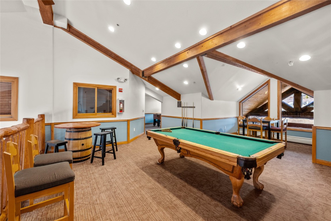 22714 Highway 6, Unit 5989 Keystone, CO 80435 - Photo 31 of 37 a room with table tennis pool table and windows