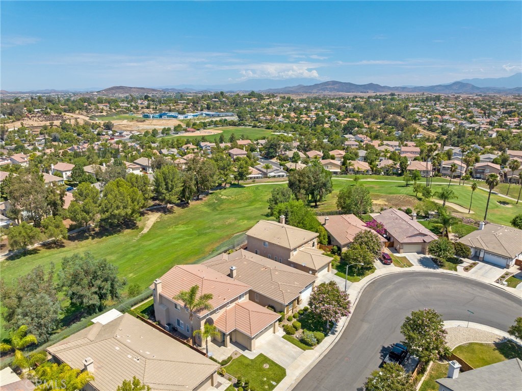 31256 Firestone Street Temecula, CA 92591 - Photo 43 of 56 an aerial view of a house with a garden