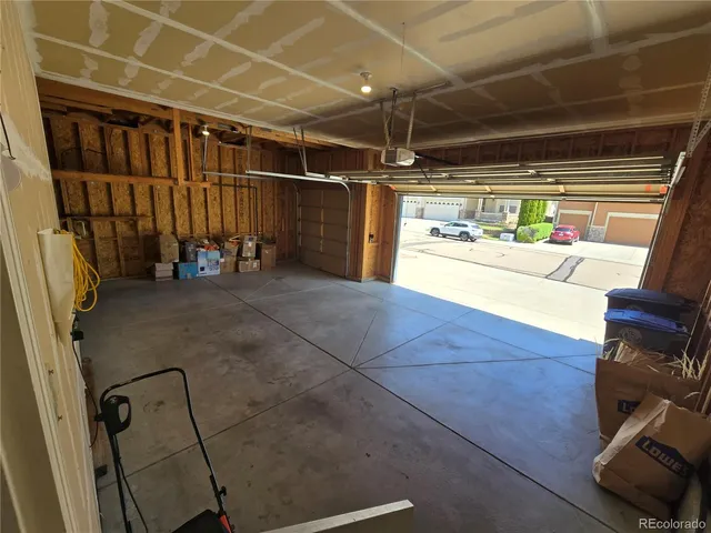 a view of a storage room