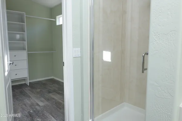 a view of walk in closet