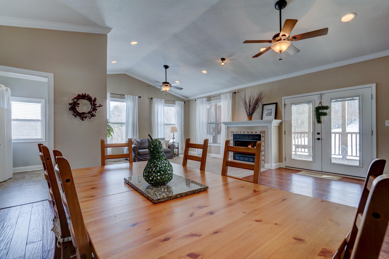 1013 Blockhouse Valley Road Clinton, TN 37716 - Photo 9 of 37 a living room with furniture fireplace and wooden floor