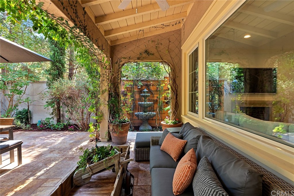 62 Cipresso Irvine, CA 92618 - Photo 25 of 49 a outdoor living space with patio furniture and a potted plant