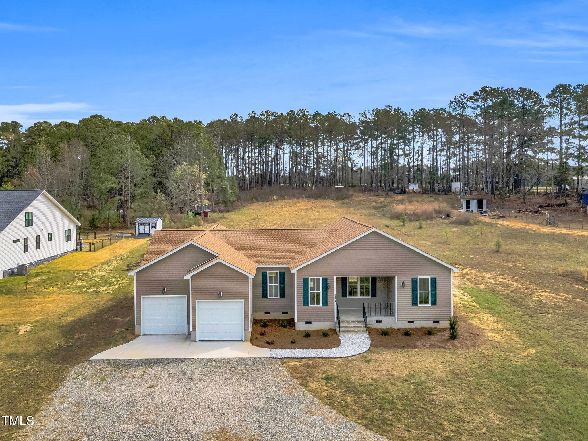 1076 Highway 55 Coats, NC 27521 - Photo 18 of 20 an aerial view of a house
