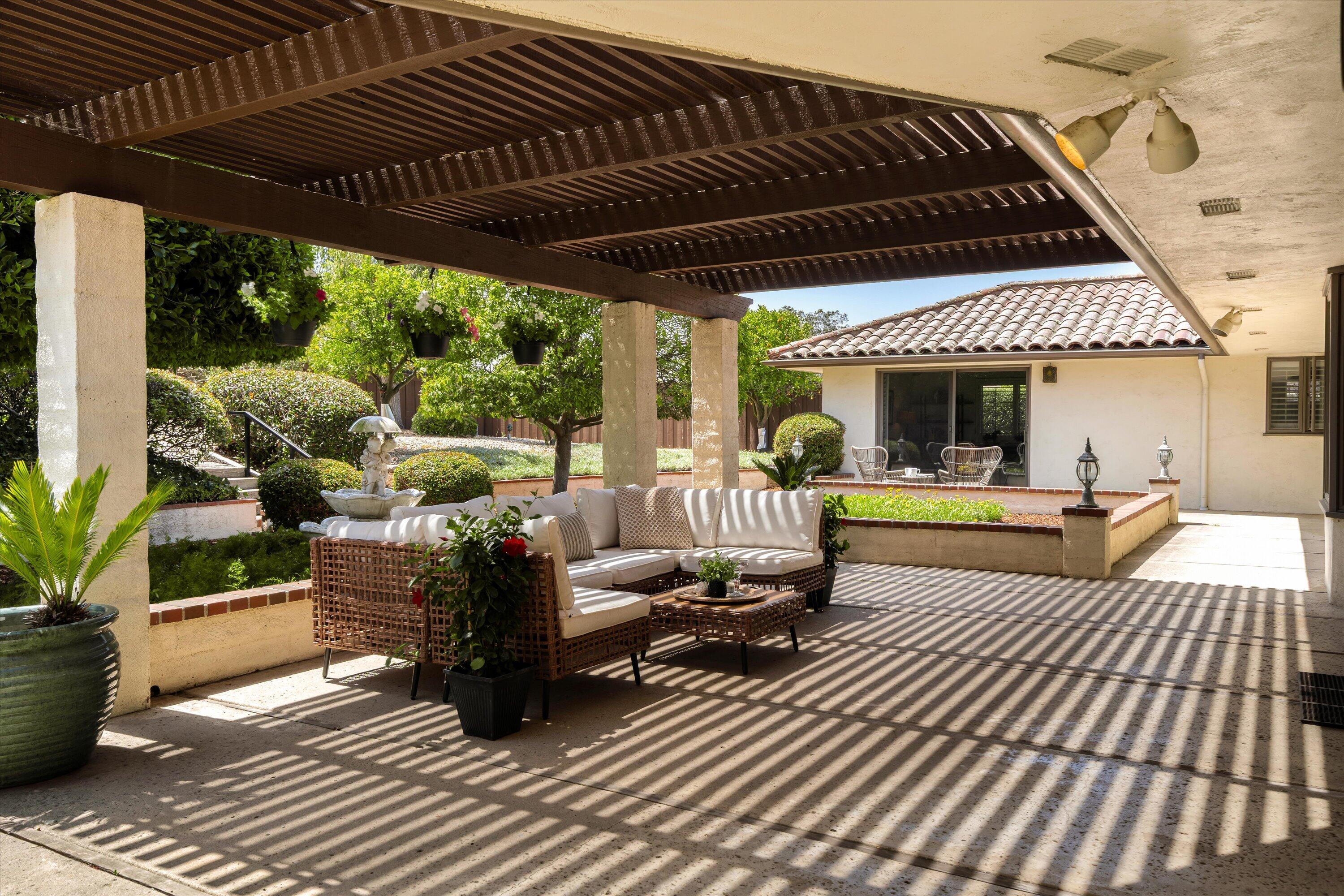 200 Morada Lane Santa Barbara, CA 93105 - Photo 32 of 39 Outdoor covered patio