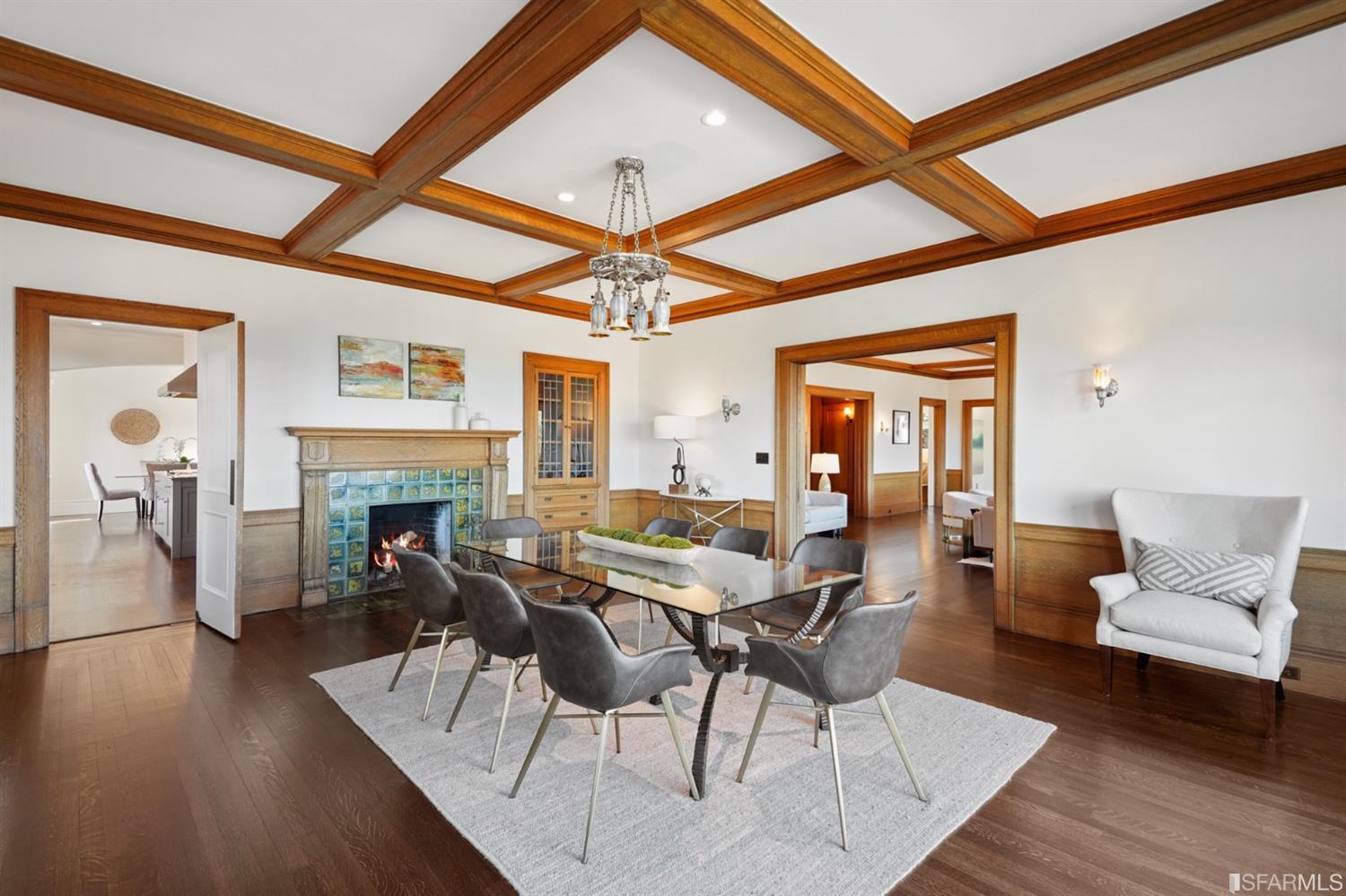 1314 Arch Street Berkeley, CA 94708 - Photo 12 of 90 a view of a livingroom with furniture and a fireplace