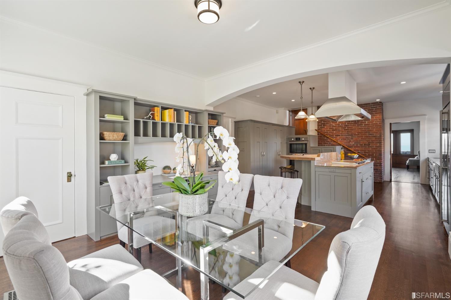 1314 Arch Street Berkeley, CA 94708 - Photo 15 of 90 a view of a dining room with furniture and wooden floor