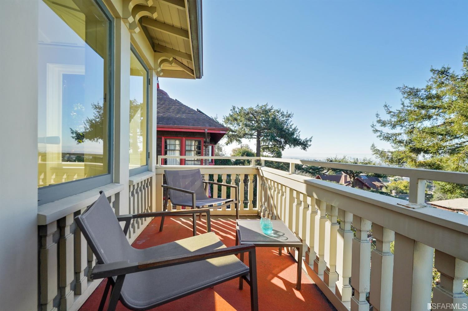 1314 Arch Street Berkeley, CA 94708 - Photo 33 of 90 a balcony view with a seating space