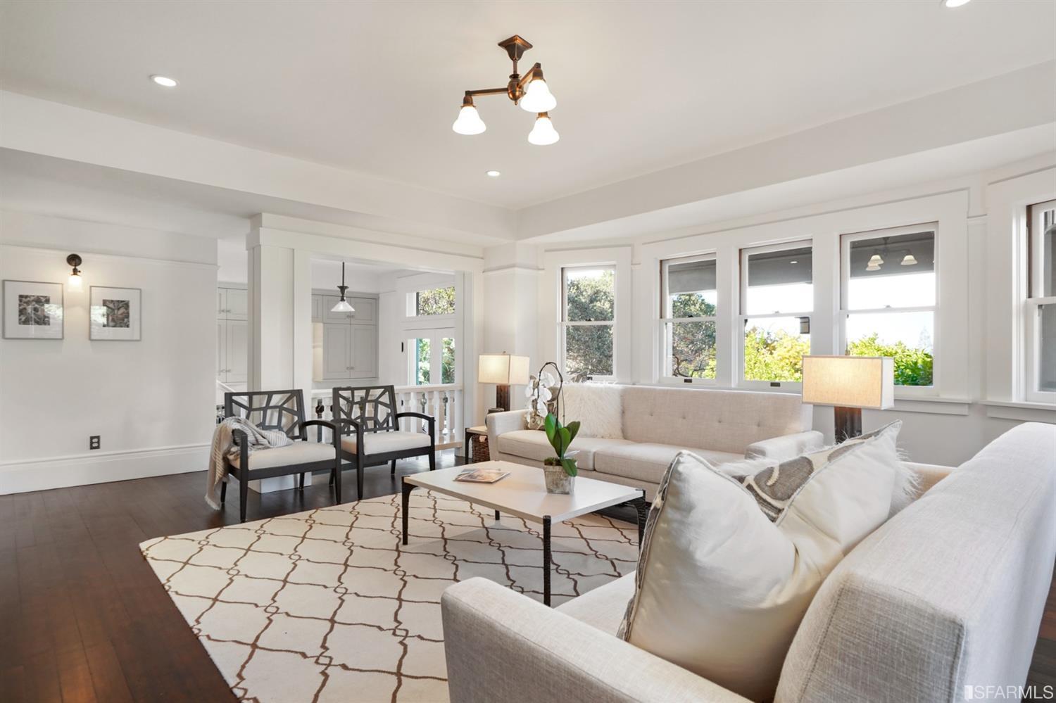 1314 Arch Street Berkeley, CA 94708 - Photo 55 of 90 a living room with furniture and wooden floor
