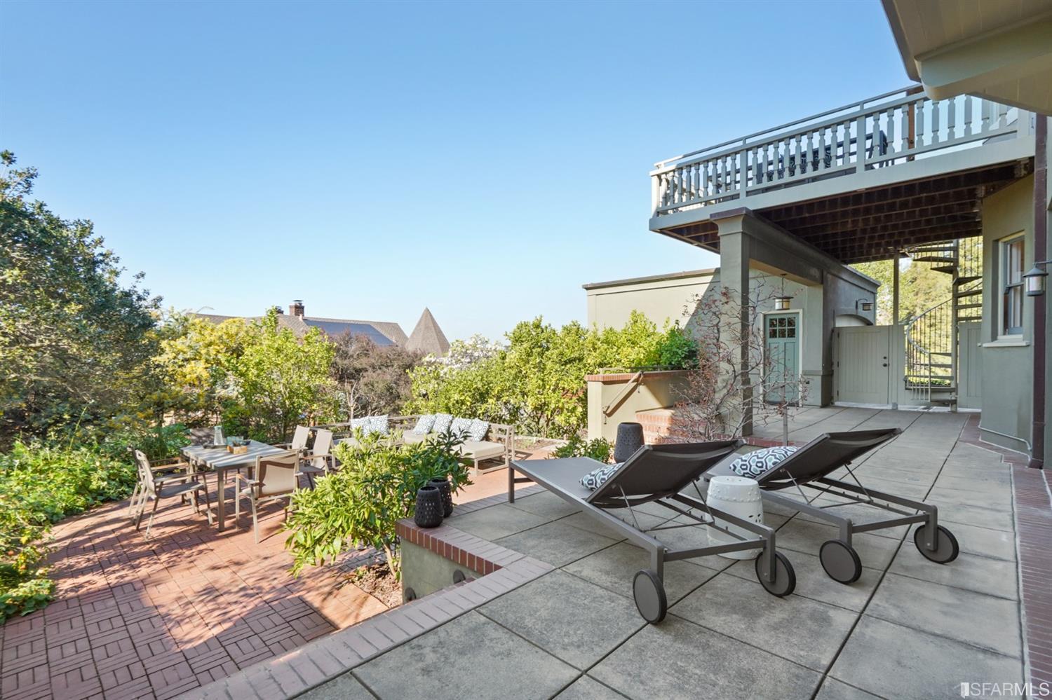 1314 Arch Street Berkeley, CA 94708 - Photo 58 of 90 a view of a dinning table and chairs in patio