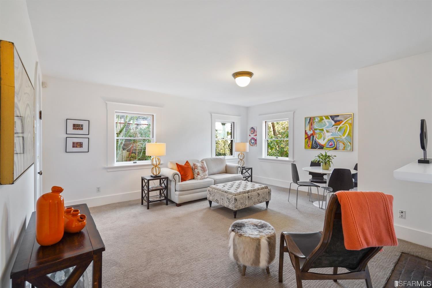 1314 Arch Street Berkeley, CA 94708 - Photo 70 of 90 a living room with furniture and wooden floor