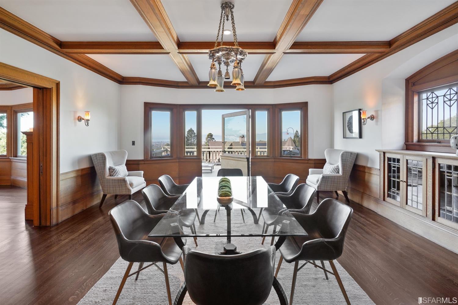 1314 Arch Street Berkeley, CA 94708 - Photo 9 of 90 a view of a dining room with furniture window and wooden floor